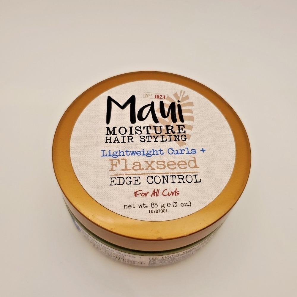 Maui Moisture Hair Styling Lightweight Curls Flaxseed Edge Control 3oz